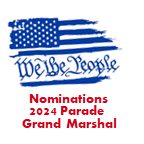 We The People. Nominations for 2024 Parade Grand Marshal.